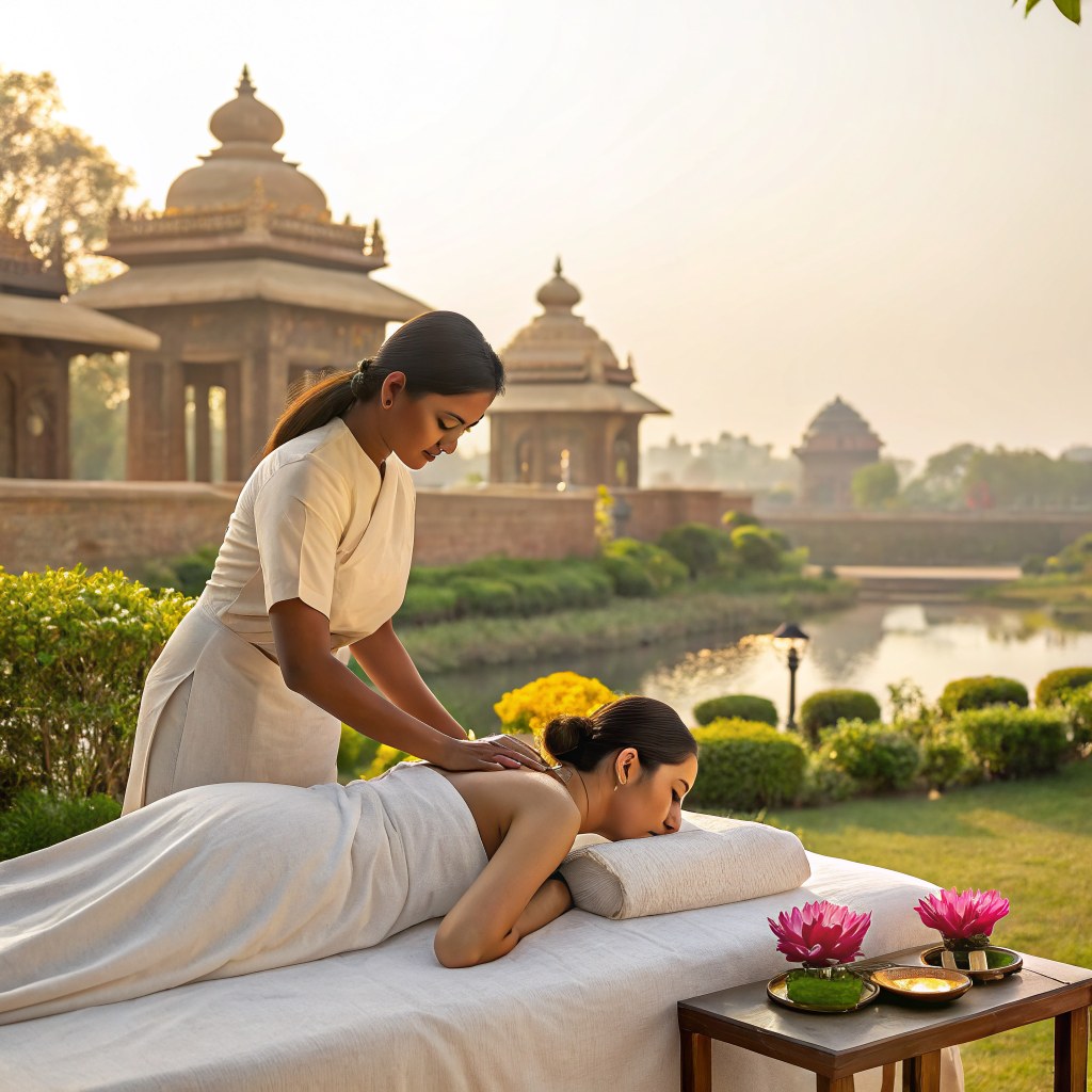 Massage indien Deauville 2026 : 6 secrets luxe du rituel ayurvédique ancestral Études scientifiques validant les bienfaits thérapeutiques du massage ayurvédique